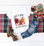 Christmas Just A Girl Who Loves Christmas sublimation design t-shirt