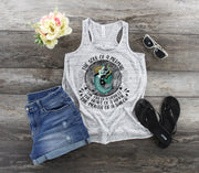Soul Of A Mermaid, Fire of a Lioness, Heart of a Hippie, Mouth Of A Sailor,  Bella Canvas flowy tank top, Racerback Tank,mermaid