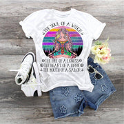 Soul Of A Witch Neon  design t-shirt