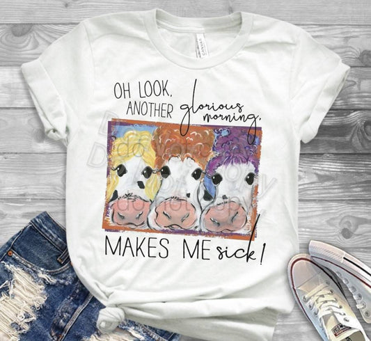 Witch Sister Cows, OH Look, Another Glorious Morning, Magic Cow Sisters, Magic Witchy Cows, Witch Cow tee, Cow Lover, Cow Mom Tee,  3 Cows