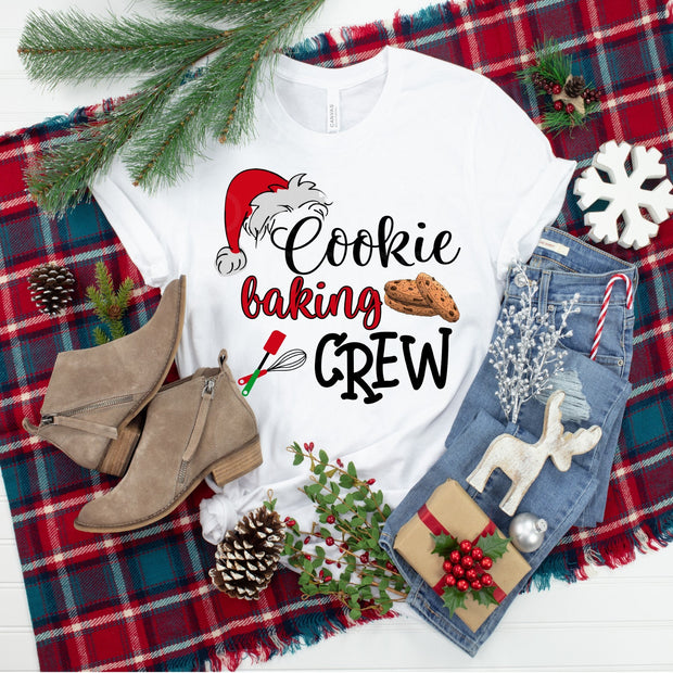 Christmas Cookie Baking Crew.. sublimation design t-shirt