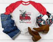 This Is My Christmas Movie   Watching shirt, Red Christmas Truck. raglan
