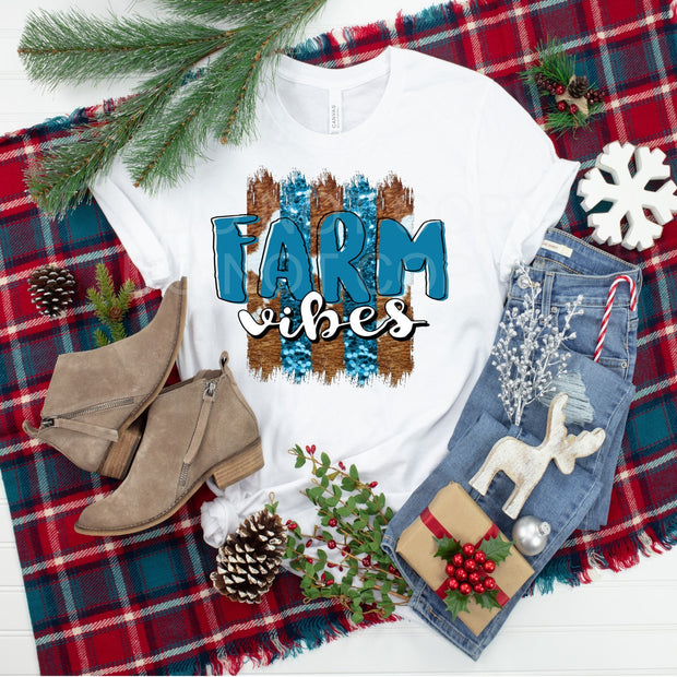 FARM VIBES..  design t-shirt