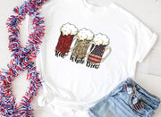 Red White Brew, Patriotic Beer Mugs,Red White Blue Glasses, Patriotic Beer, 4th Of July Shirt men, 4th of July Shirt women,  America, USA,