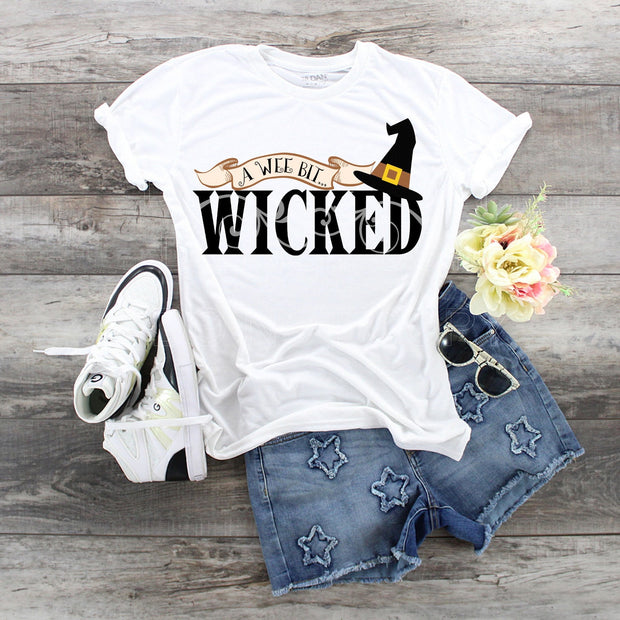 Witchy A Wee Bit Wicked, wicked witch shirt, Witch tee, pagan tee,  shirt for witch,  witches tee, witch lover shirt,  Wiccan shirt, Wicked