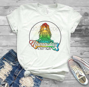 Namastay 6 Ft Away design t-shirt