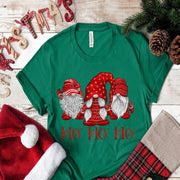 Christmas Nisse Scandinavian Gnomes in RED HOHOHO...  design t-shirt