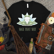 Sage That Shit Yoga Frog Lotus Flower... shirt Bella Canvas tshirt direct to garment