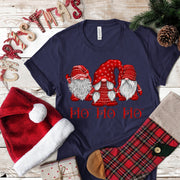 Christmas Nisse Scandinavian Gnomes in RED HOHOHO...  design t-shirt
