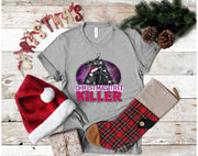 Christmas Cat, Christmas Tree Killer, Creepy Christmas Tree, Funny Cat shirt, Cat lover shirt, Funny Christmas T, Creepy Skull Cat Christmas