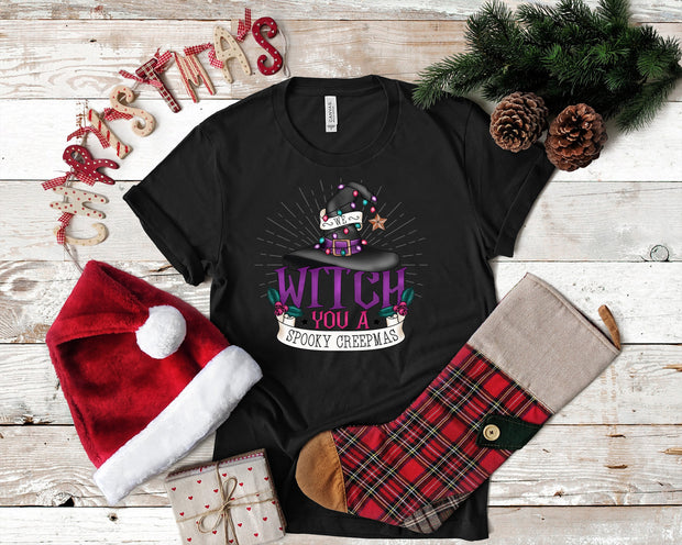Witch You A Spooky Creepmas, Season To Be Witchy, Christmas Witch,, Witches Hat Christmas, Creepy Xmas, Witch Yule, Witches Solstice, Yule