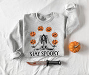 Stay Spooky Skeleton. Stay Spooky Pumpkins, Skeleton Pumpkins, Love Halloween, Creepy Skeleton, Love Skulls, Love Halloween, Pumpkins Heads