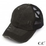 CC Brand, Criss Cross Ponytail Hat, Distressed Ladies Crisscross Ladder Back Hat, Trucker Hat, Womans Hat, Trucker Hat Blank, Womens Hat